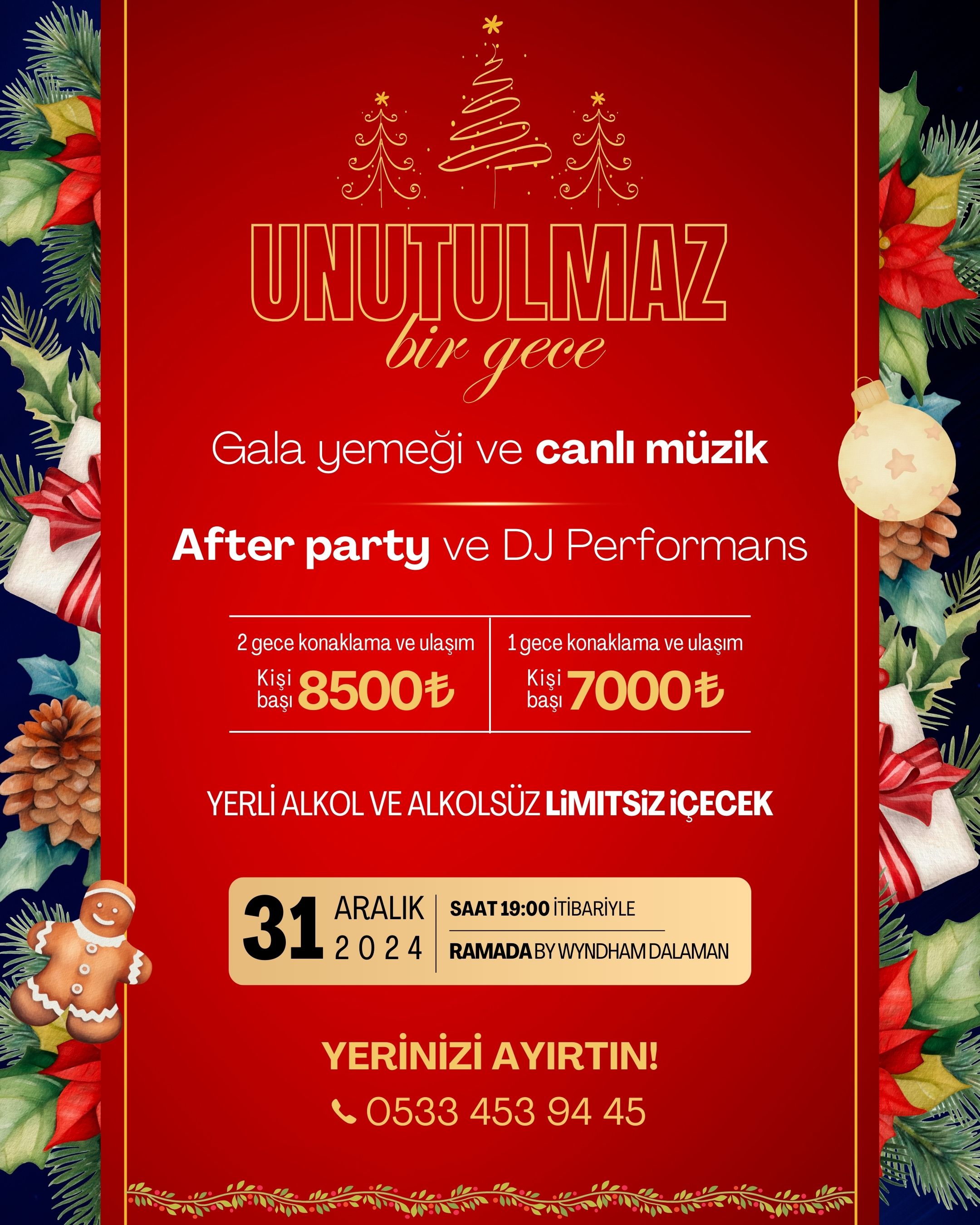 2 GECE KONAKLAMA DALAMAN RAMADA by WYNDHAM OTEL 